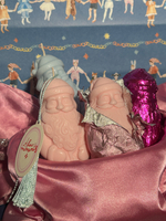 Новогодняя свеча "Шоколадный Дед Мороз"