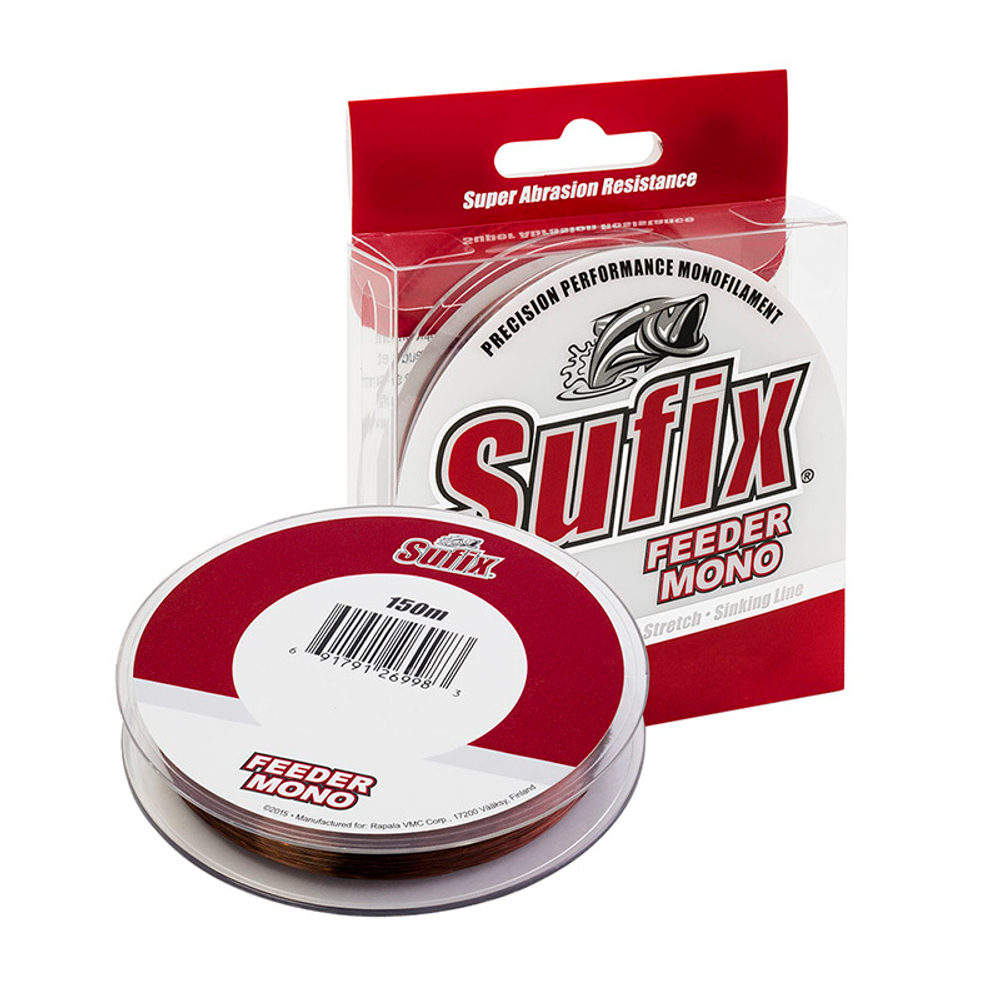 Леска SUFIX Feeder mono красная 150 м 0.16 мм