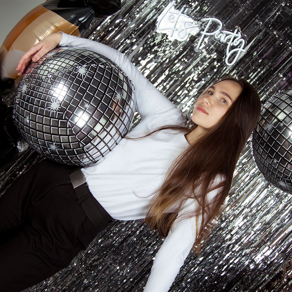 Занавес Дождик Серебро, Металлик, 100*300 см, 1 шт.