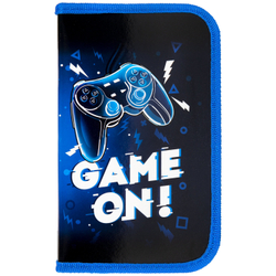 Пенал ПИФАГОР, 1 отделение. ламинированный картон, 19х11 см, "Game On", 271503