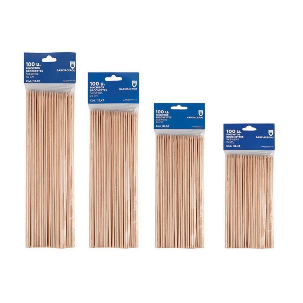 Шампурчики бамбук, 30 см, 100 шт Garcia De Pou