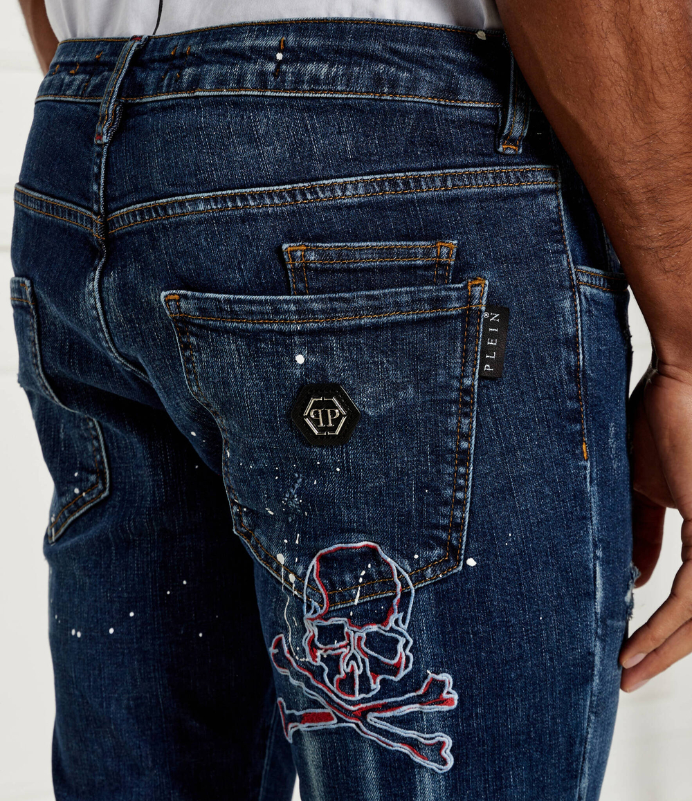 Джинсы Philipp Plein - темно-синий(MDT3924 PDE004N)