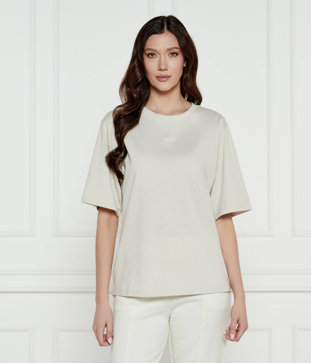 Футболка BOSS ORANGE - бежевый(50523256)