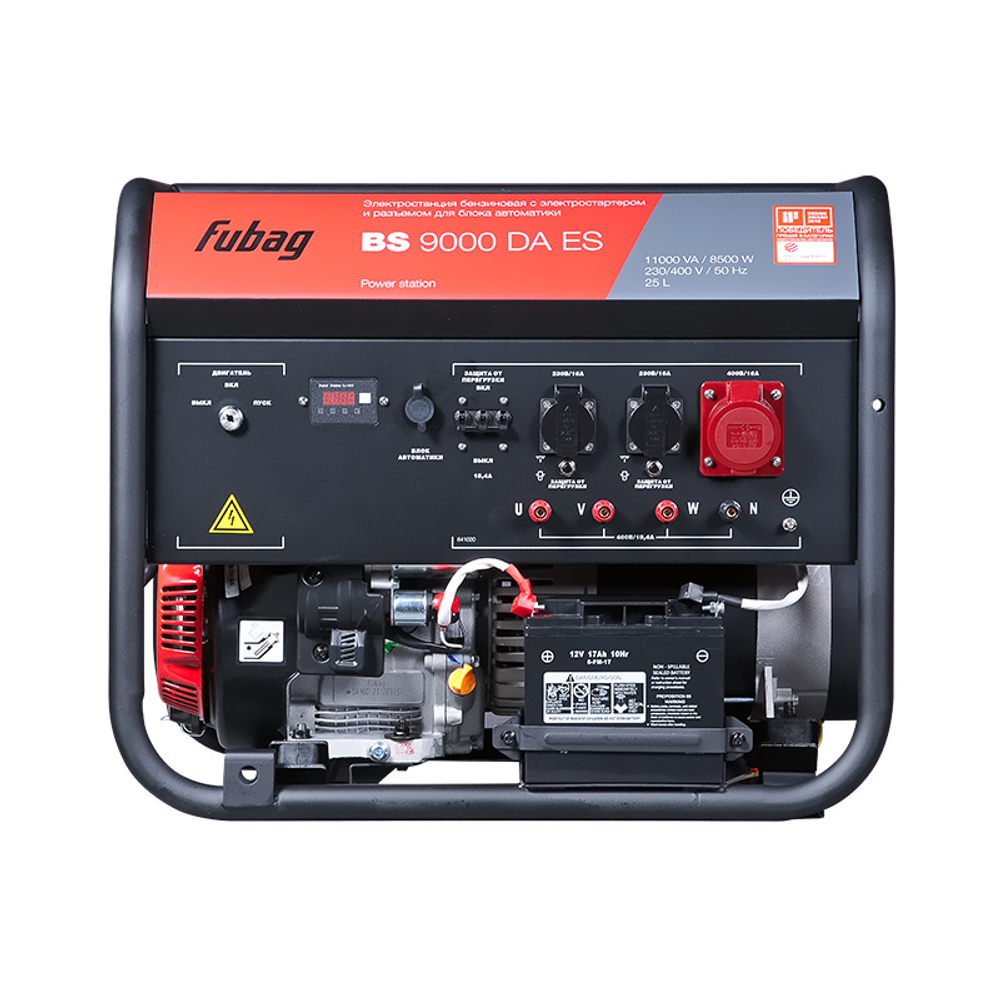 Бензиновый генератор трехфазный Fubag BS 9000 DA ES