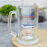 Кружка пивная 500мл "Ладья" На рыбалке