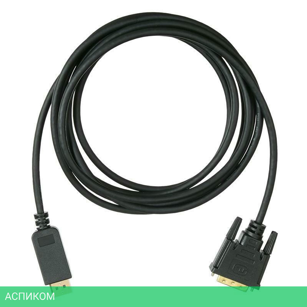 Кабель Buro DisplayPort-m - DVI-D-m 3 м черный (BHP DPP_DVI-3)