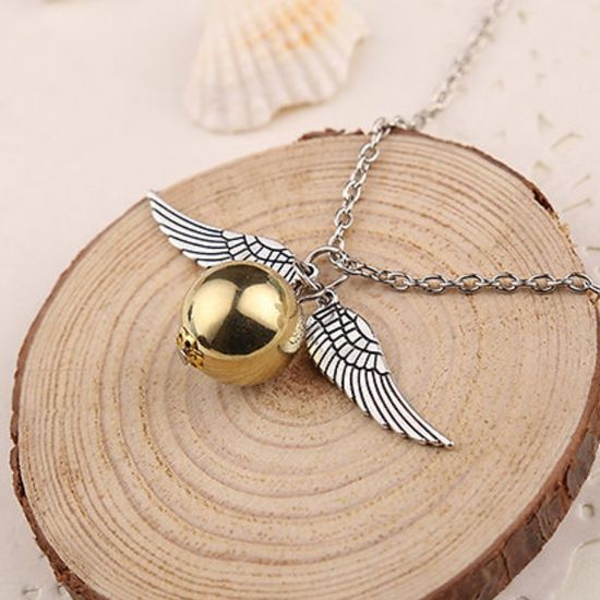 Подвеска с кулоном Снитч (золотистый)