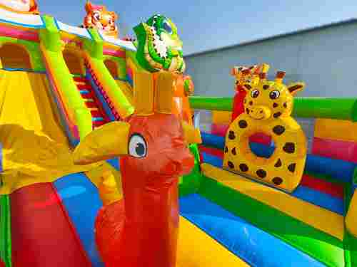 Коммерческий надувной батут «Тигриная страна 5», 9*5*5 м