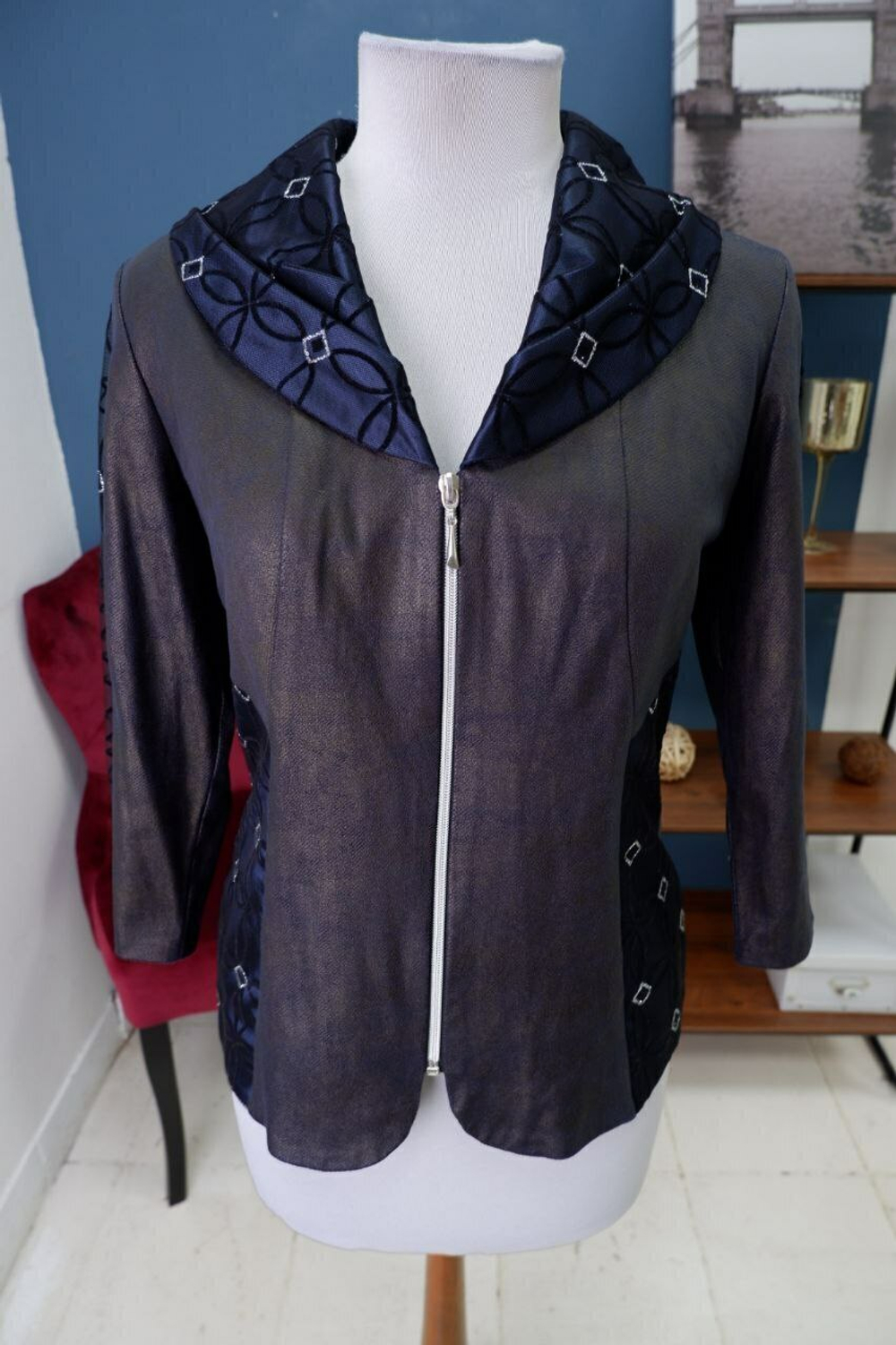 Жакет TheDistinctive на молнии 48  размер