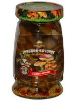 Грибы маринованные Грибной Бочонок ассорти
