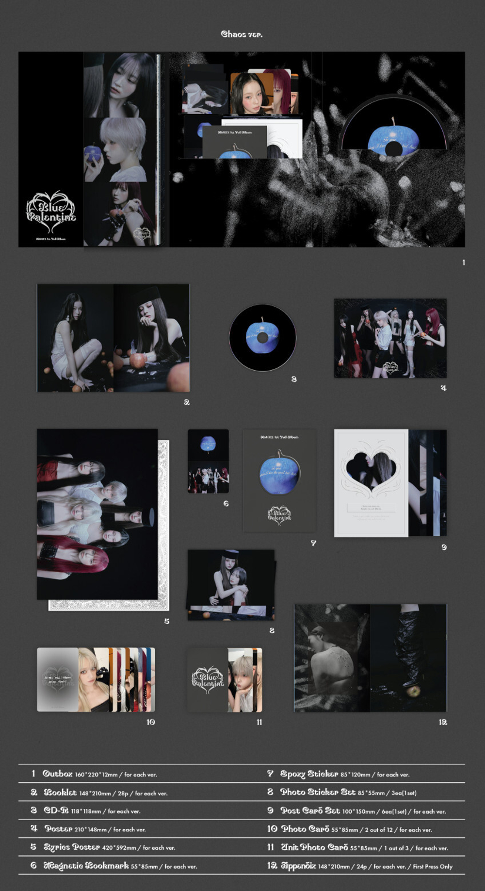 Альбом NMIXX - 1st Album [Blue Valentine]