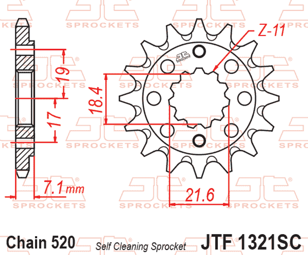 Звезда JTF1321.13SC