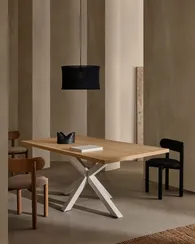 Стол Arya 160x100 белый натуральный