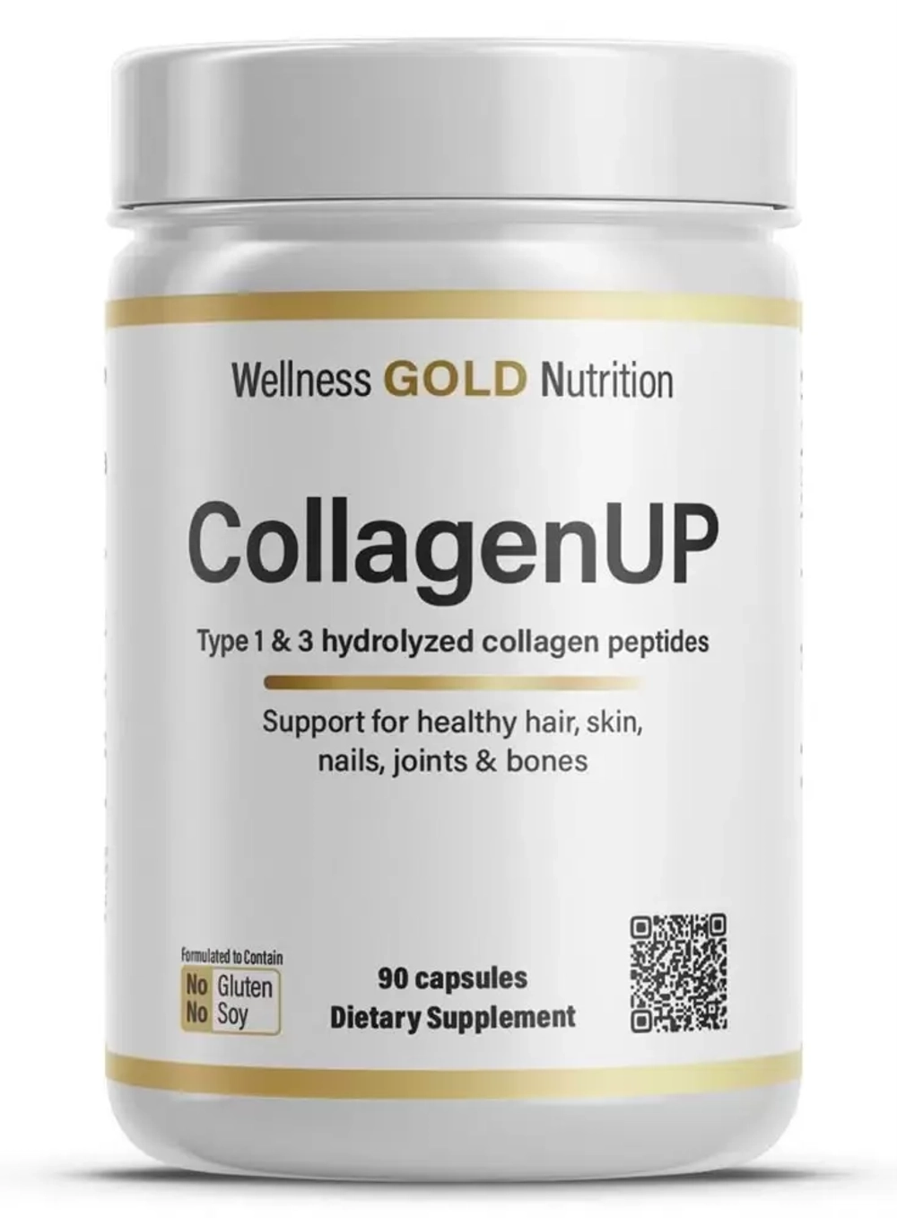 Wellness GOLD Nutrition "Капсулированный коллаген комплекс" - 90 капсул