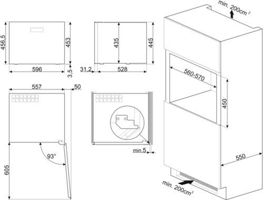 Винный шкаф Smeg CVI121B3