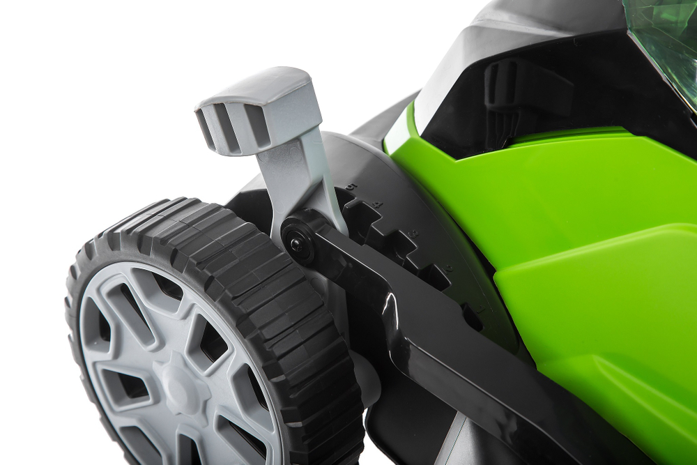 Газонокосилка аккумуляторная Greenworks Арт. 2501907UA,  35 см, c 1хАКБ 2 Ач и ЗУ