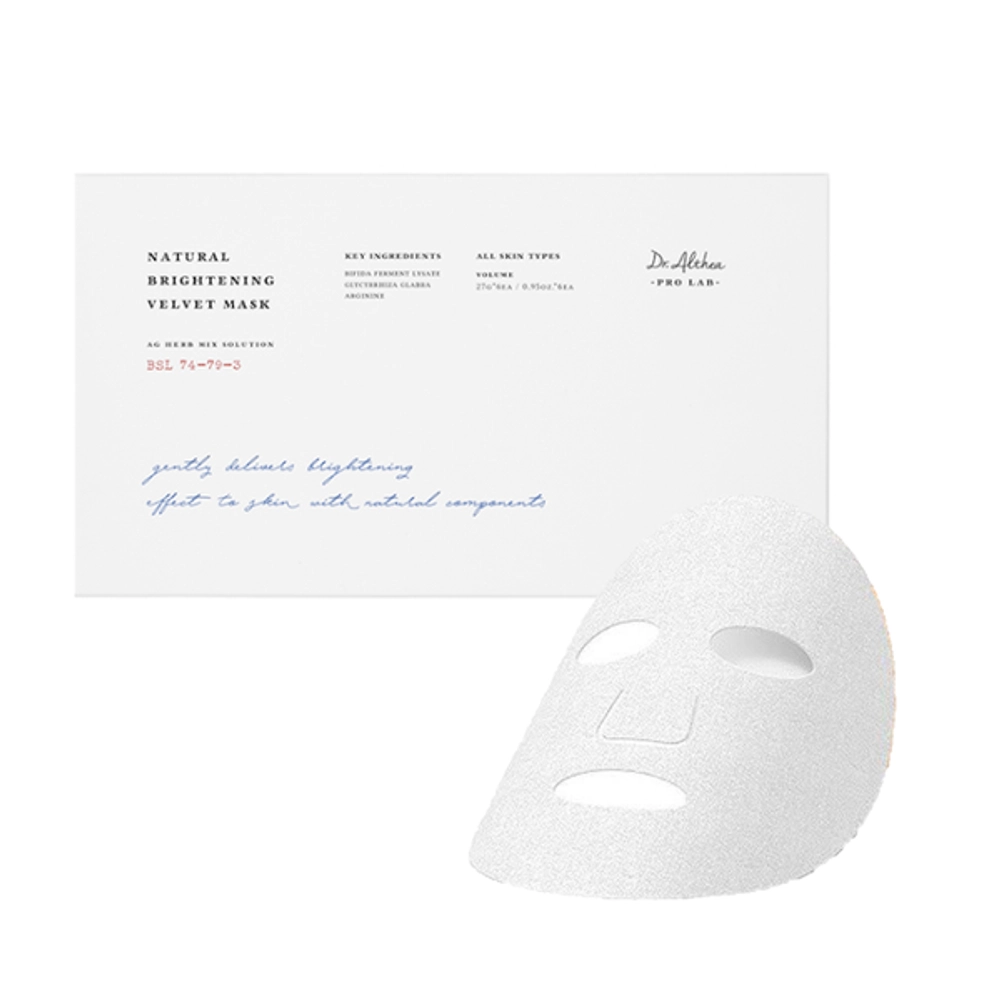 Тканевая маска Dr.Althea Pro Lab Natural Brightening Velvet Mask 28 гр