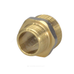 Ниппель латунь никель переходной Ду 25х20 (1"х3/4") НР 9023 ГОСТ 32585-2013 Aquasfera 9023-05