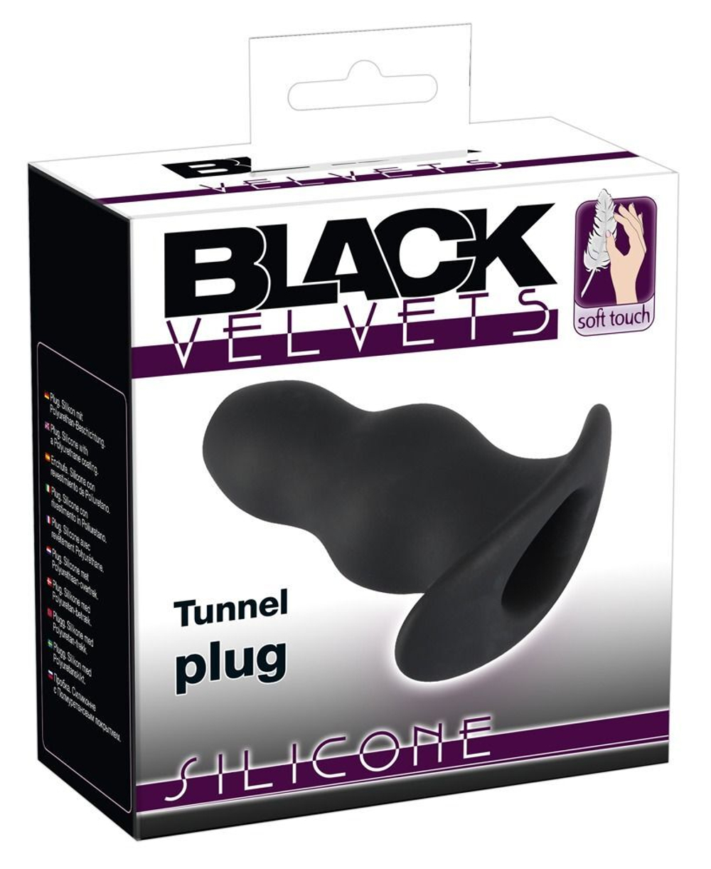 Анальная пробка-туннель с волнообразным рельефом Tunnel Plug