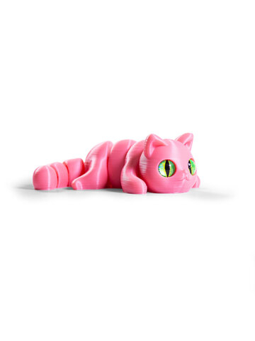 Мини котёнок игрушка антистресс, 10 см., розовый