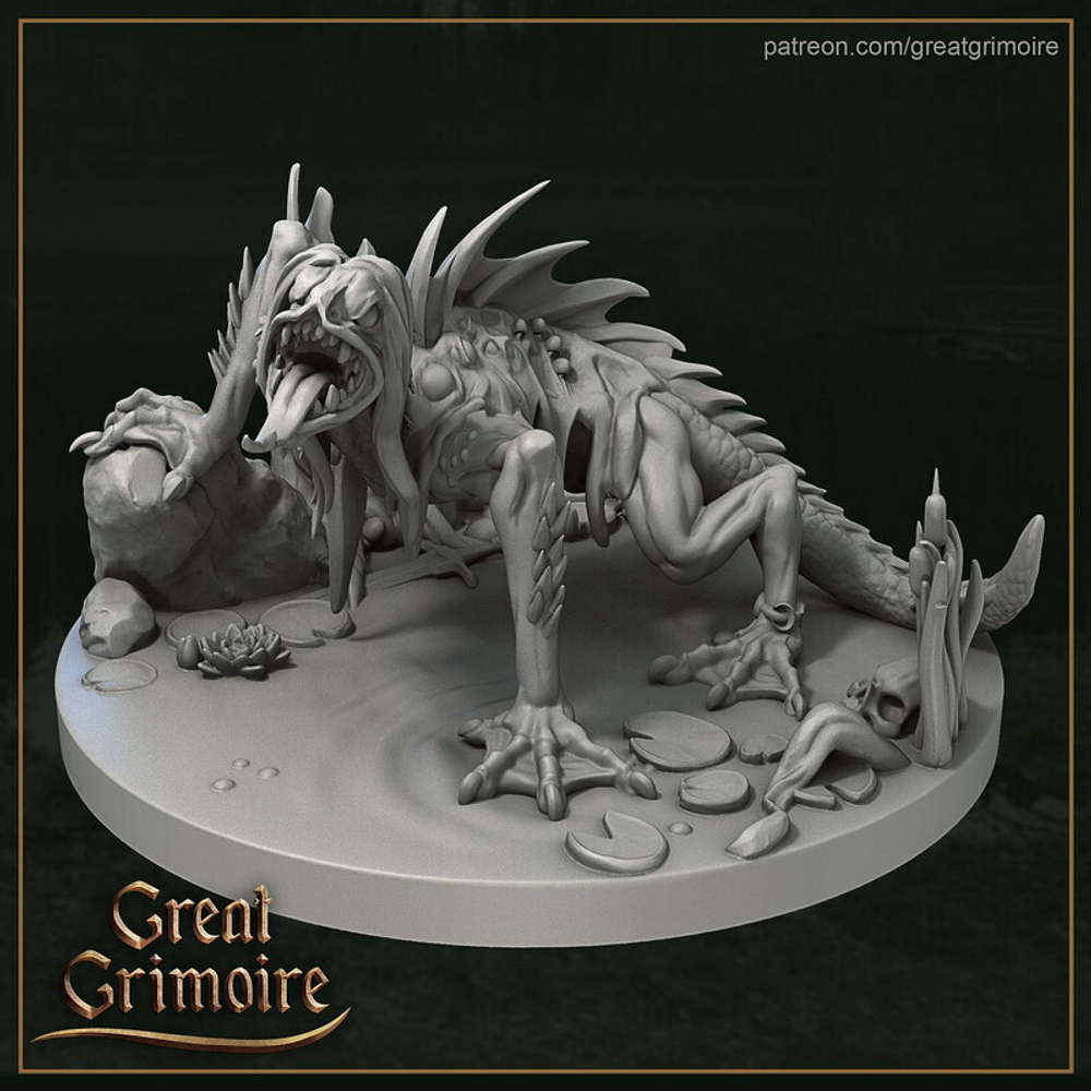 Кикимора Монстра Существо миниатюра для dnd, днд, pathfinder, фентези, Настольная игра, НРИ, Варгейм, РПГ