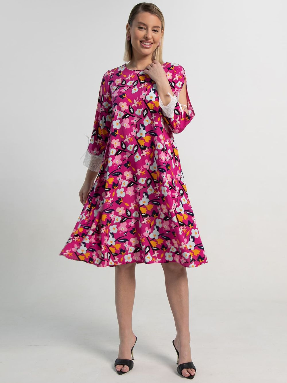 Платье Яна (розовое) П15633-33М LT Collection