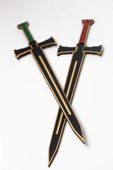 Деревянный Рыцарский меч 60см