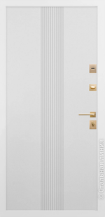 Голден (NCS S 7005-R50B/Белый RAL 9003) Golden