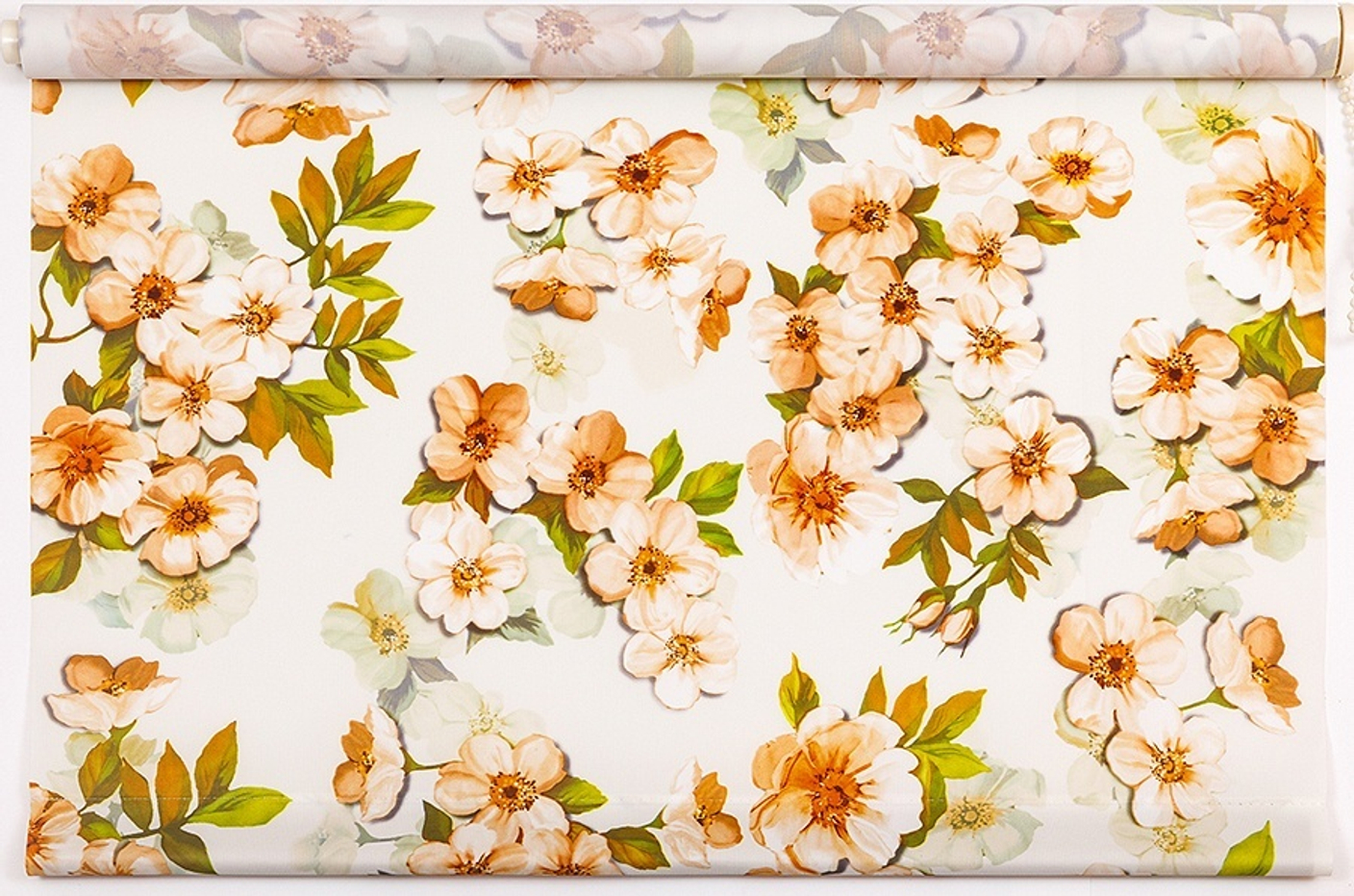 🍎Рулонная штора ЦВЕТУЩАЯ ЯБЛОНЯ - с нанесением рисунка цветков Яблони.🍏