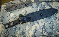 Кожаные ножны Combat черные