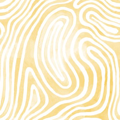 Племенной бодиарт / Желтый абстрактный узор