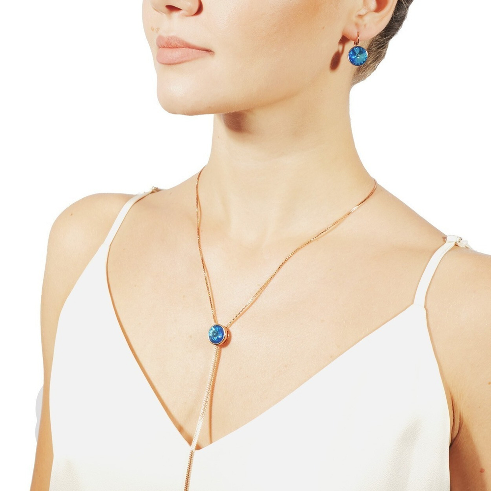 Серьги Fiore Luna Royal Blue Delite A1903.23 BL/S
