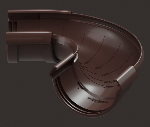 Döcke LUX Угол регулируемый 60˚-160˚ (Шоколад)