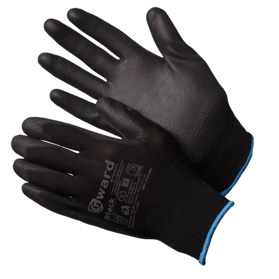 Перчатки Black нейлоновые с полиуретановым покрытием