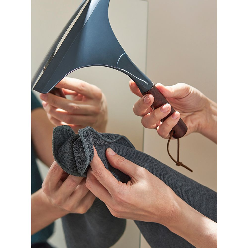 Набор салфеток из микрофибры Cozy Clean, 30х30 см, темно-серые, 3 шт.