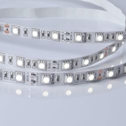 ULS-M25-5050-60LED-m-10mm-IP20-DC12V-14.4W-m-5M-4000K PROFI Гибкая светодиодная лента на самоклеящейся основе. Катушка 5м. в герметичной упаковке. Белый свет4000К. ТМ Uniel.