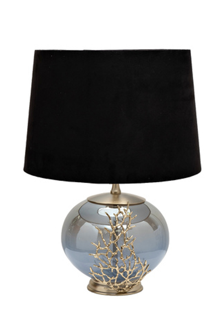 Лампа настольная Coral с черным абажуром