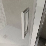 Душевой уголок BelBagno LUCE-AH-1 130х90 стекло прозрачное/профиль хром