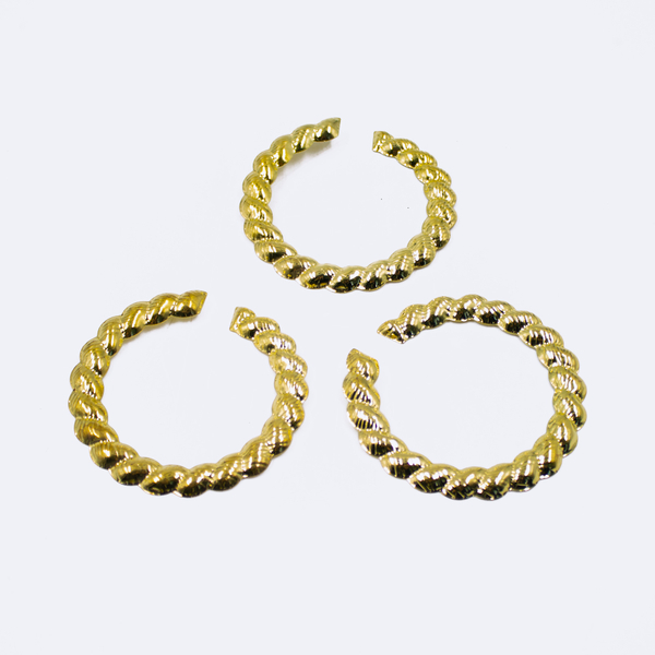 Декор для урны металл золото Круг