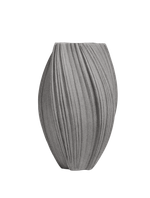 Кашпо-ваза TREEZ Effectory Dune Высокая дизайн-ваза Дымчато-серый песок д-30 см, в-52 см 1/1