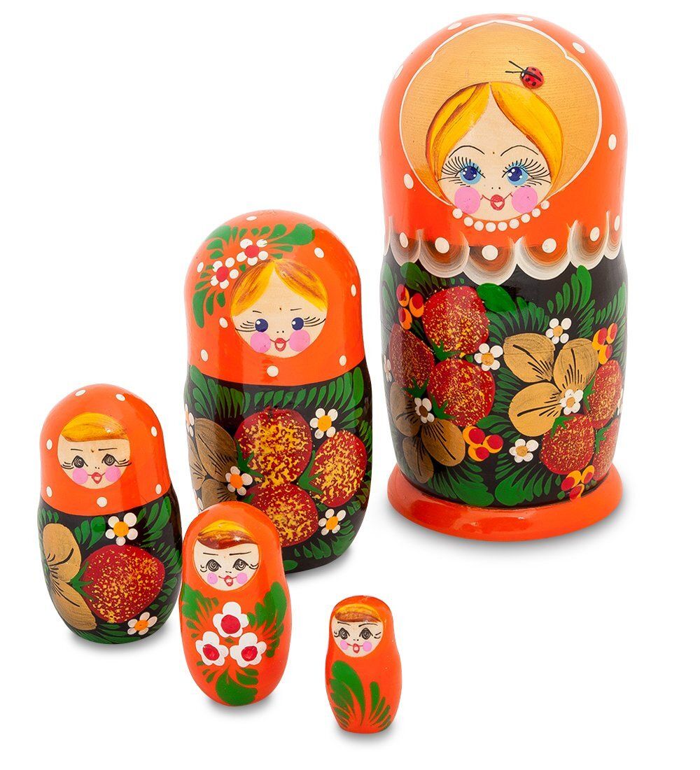 Народные промыслы МР-27/11-E Матрешка 5-кукольная «Настенька»