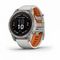 Garmin Fenix 7 Pro Sapphire Solar – титан, серо-оранжевый ремешок