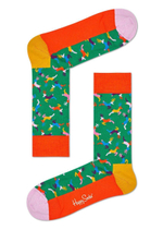 Носки унисекс Reindeer Sock с оленями (Размер: 25) (Цвет: зеленый)