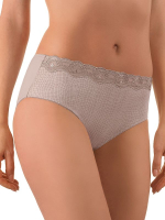 Дымчатые высокие трусики-слипы со змеиным принтом (Размер: 56) (Цвет: дымчатый)