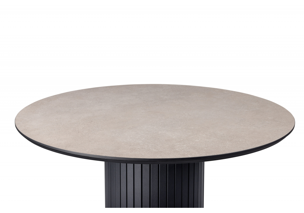 Керамический стол Woodville Гравент 110 avenue grey sahara, черный