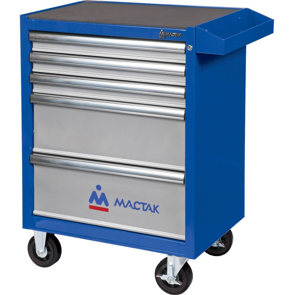 МАСТАК (521-05581MB) Тележка инструментальная, 5 ящиков, "ОПТИМА", синяя