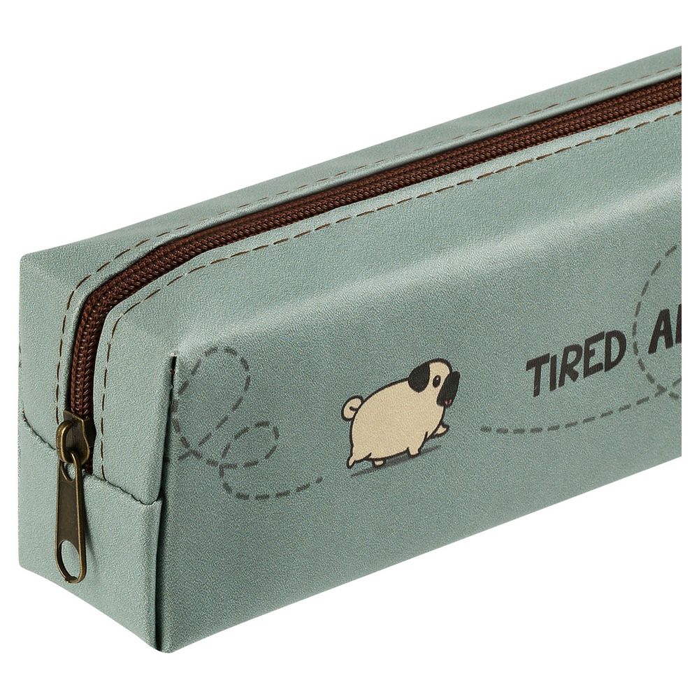 Пенал мягкий 200*55*40 MESHU "Tired", искусственная кожа