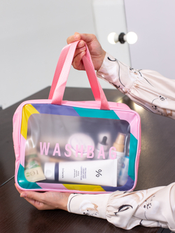Косметичка (Сумка в роддом) Washbag-04-pink-multicolor