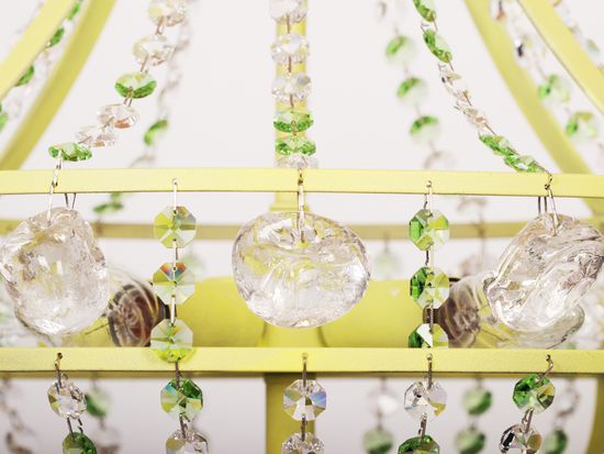 Подвесная люстра Manne L.6301-5 YELLOW