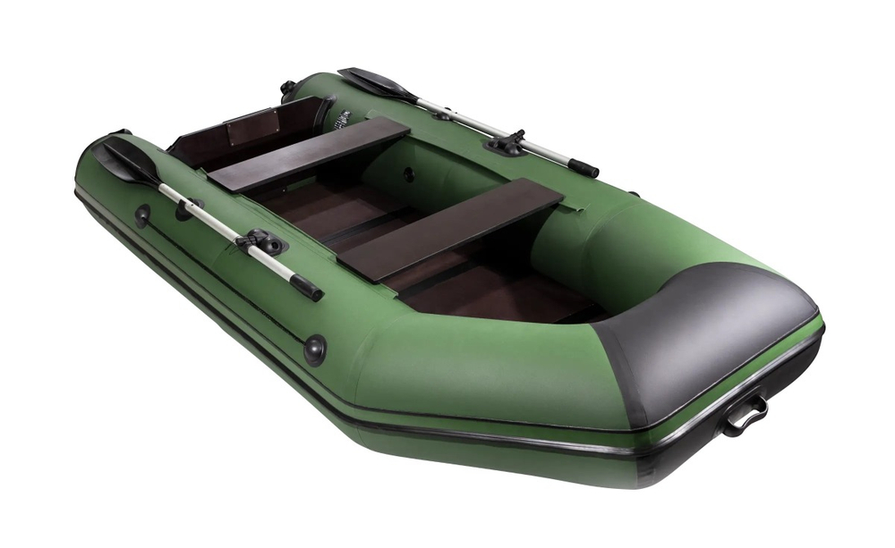 Аква-2900 СКК ЗЕЛ слань-книжка киль (лодка ПВХ под мотор)